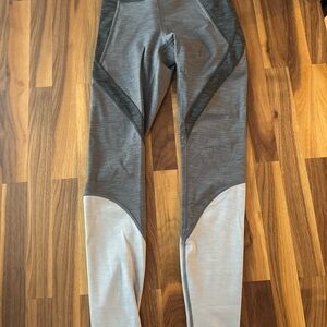 lululemon athletica Gray and Black Leggings